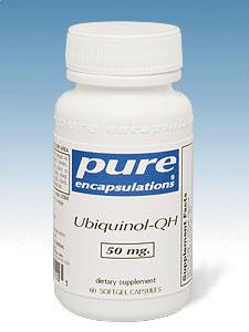 Pure Encapsulations, UBIQUINOL-QH 50 MG 60 GELS