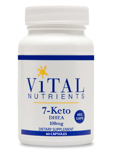 Vital Nutrients, 7-KETO DHEA 100MG 60 CAPS