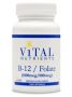 Vital Nutrients, VITAMIN B12 W/FOLATE 100 CAPS