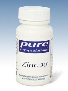 Pure Encapsulations, ZINC 30 60 VCAPS