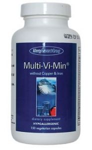 ARG Multi-Vi-Min® without Copper & Iron 150 Vegetarian Caps