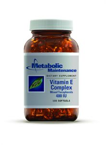 Metabolic maintenance Vitamin E Complex  (Mixed Tocopherols) 400 IU