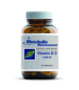 Metabolic maintenance Vitamin D-3 5,000 IU