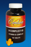 CarlsonLabs B-COMPLEET•50 250 TABLETS