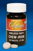 CarlsonLabs CHEW-IRON 30 Tablets