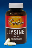 CarlsonLabs L-LYSINE 300 CAPSULES