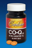 CarlsonLabs CO-Q-10 30 MG 120 SOFT GELS