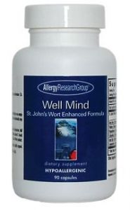 ARG Well Mind St. John’s Wort Enhanced Formula 90 Vegetarian Caps