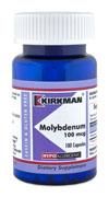 Киркман Molybdenum 100 mcg - Hypoallergenic 100 ct