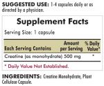 Creatine 500 mg - Hypoallergenic 120ct