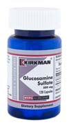 Киркман Glucosamine Sulfate 500 mg - Hypoallergenic 120ct