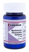 KirkmanLabs Melatonin 1 mg Chewable Tablets 100 ct