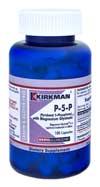KirkmanLabs P-5-P (Pyridoxal 5-Phosphate, Vitamin B-6 Metabolite) with Magnesium Glycinate® - Hypoallergenic 100 ct