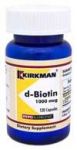 d-Biotin 1000 mcg - Hypoallergenic 120 ct 