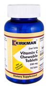 KirkmanLabs Vitamin C 250 mg Chewable Tablets - New, Improved Formula! 250 ct. 