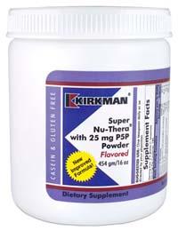 Киркман Super Nu-Thera® with 25 mg P-5-P Powder 454 gm/16 oz - New, Improved Formula!