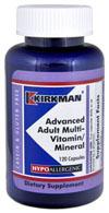 Киркман.Advanced Adult Multi-Vitamin/Mineral - Hypoallergenic 120 ct