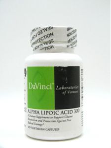 Davinci Labs, ALPHA LIPOIC ACID 300 60 VCAPS