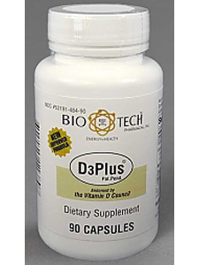 Bio-Tech, D3 PLUS 180 CAPS