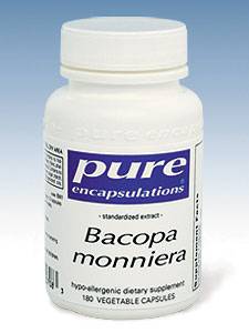 Pure Encapsulations, BACOPA MONNIERA 200 MG 180 VCAPS