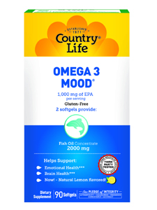 Country Life, OMEGA 3 MOOD 90 GELS