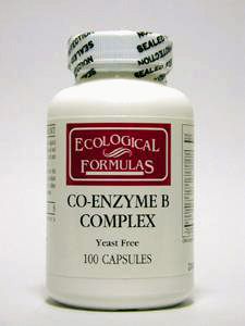 Ecological formula/Cardiovascular Research CO-ENZYME B COMPLEX 100 CAPS