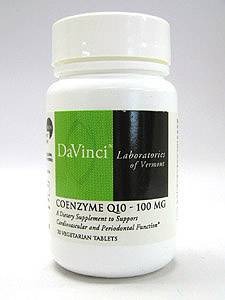 Davinci Labs, COENZYME Q10 100 MG 30 TABS