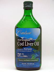 CarlsonLabs, COD LIVER OIL REGULAR FLAVOR 500 ML