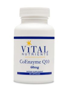 Vital Nutrients, COENZYME Q10 60 MG 60 CAPS