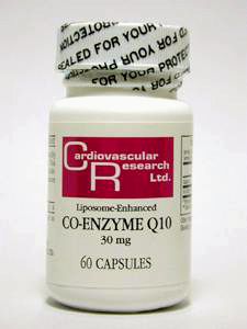 Ecological formula/Cardiovascular Research COENZYME Q10 30 MG 60 CAPS