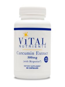 Vital Nutrients, CURCUMIN EXTRACT 500 MG 60 VCAPS