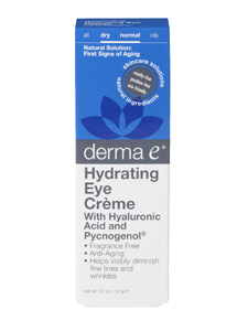 DermaE Natural Bodycare, HYDRATING EYE CRÈME 0.5 OZ