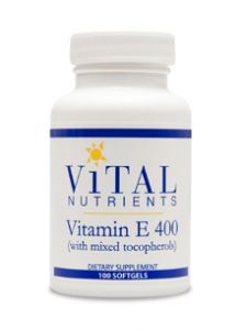 Vital Nutrients, VITAMIN E 400 IU (MIXED) 100 GELS