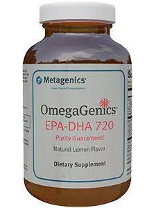 Metagenics, OMEGAGENICS™ EPA-DHA 720 LEMON 120 GELS