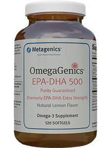 Metagenics, OMEGAGENICS™ EPA-DHA 500 LEMON 120GELS