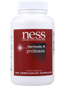Ness Enzymes, PROTEASE #4 180 VEGCAPS