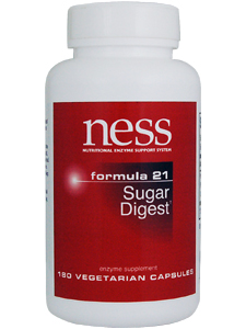 Ness Enzymes, SUGAR DIGEST #21 180 VCAPS