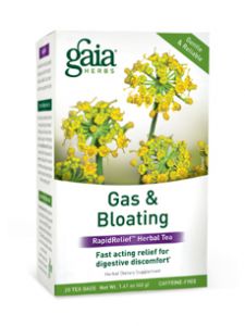 Gaia Herbs, GAS & BLOATING HERBAL TEA 20 BAGS