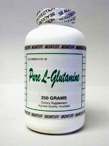 Montiff, PURE L-GLUTAMINE (POWDER) 250 GMS