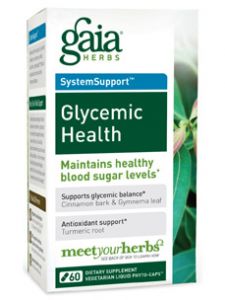 Gaia Herbs, GLYCEMIC HEALTH 60 LVCAPS