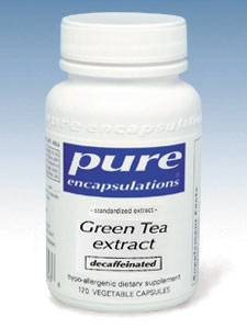 Pure Encapsulations, GREEN TEA EXTRACT (DECAF)100MG 120 VCAPS
