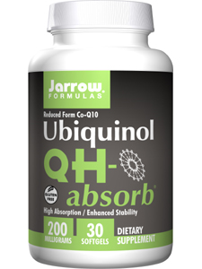 Jarrow Formulas, QH-ABSORB CO-Q10 200 MG 30 SOFTGELS