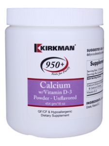 KirkmanLabs professional, CALCIUM W/ VIT D3 POWDER UNFLAV.16 OZ