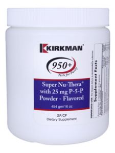 KirkmanLabs professional, SUPER NU-THERA 25 MG P-5-P POWDER 16 OZ