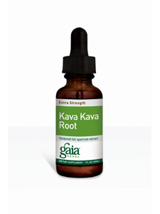 Gaia Herbs, KAVA KAVA ROOT EXTRA STRENGTH 1 OZ