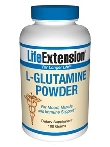 Life extension, L-GLUTAMINE POWDER 100G