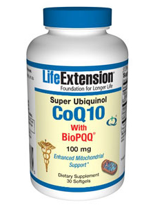 Life extension, SUPER UBIQUINOL COQ10 W/ BIOPQQ 30 GELS