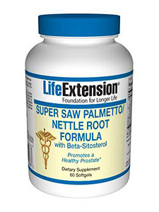Life extension, SUPER SAW PALMETTO/NETTLE ROOT 60 GELS
