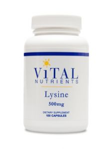 Vital Nutrients, L-LYSINE 500 MG 100 CAPS