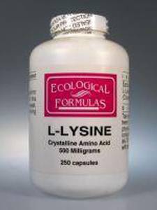 Ecological formula/Cardiovascular Research L-LYSINE 500 MG 250 CAPS